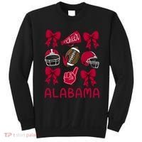 Football Coquette Bow Alabama Sweatshirt thumb 0