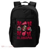 Football Coquette Bow Alabama Backpack thumb 0