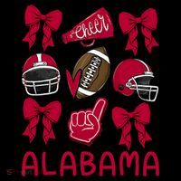 Football Coquette Bow Alabama Coffee Mug thumb 5