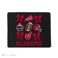 Football Coquette Bow Alabama Mousepad thumb 0