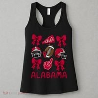 Football Coquette Bow Alabama Women's Tank Top thumb 3