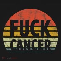 Fuck Cancer Breast Cancer Awareness Gift Retro Distressed Women's Long Sleeve Shirt thumb 2