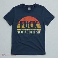 Fuck Cancer Breast Cancer Awareness Gift Retro Distressed T-Shirt thumb 5
