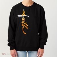 Faith Christian Cross Orange Ribbon MS Awareness Women's Sweatshirt thumb 0