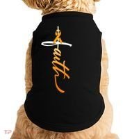 Faith Christian Cross Orange Ribbon MS Awareness Doggie Tank thumb 0