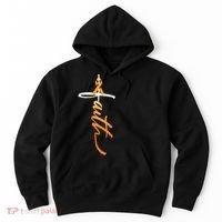 Faith Christian Cross Orange Ribbon MS Awareness Hoodie thumb 0