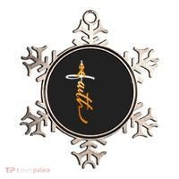 Faith Christian Cross Orange Ribbon MS Awareness Ornament thumb 0