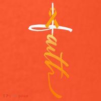 Faith Christian Cross Orange Ribbon MS Awareness Long Sleeve Shirt thumb 2