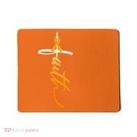 Faith Christian Cross Orange Ribbon MS Awareness Mousepad thumb 0