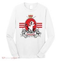 Funny Country Canada Screaming Beaver Mable Leaf Canadian Long Sleeve Shirt thumb 0