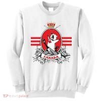 Funny Country Canada Screaming Beaver Mable Leaf Canadian Sweatshirt thumb 0