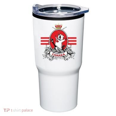 Funny Country Canada Screaming Beaver Mable Leaf Canadian Tumbler