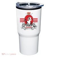 Funny Country Canada Screaming Beaver Mable Leaf Canadian Tumbler thumb 0