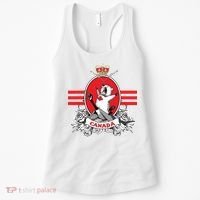 Funny Country Canada Screaming Beaver Mable Leaf Canadian Women's Tank Top thumb 0