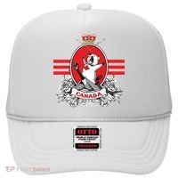 Funny Country Canada Screaming Beaver Mable Leaf Canadian Hat thumb 0