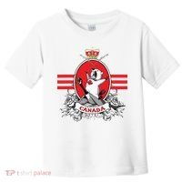 Funny Country Canada Screaming Beaver Mable Leaf Canadian Toddler T-Shirt thumb 0