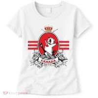 Funny Country Canada Screaming Beaver Mable Leaf Canadian Women's T-Shirt thumb 0