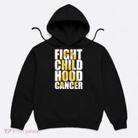 Fight Childhood Cancer Awareness Hoodie thumb 0