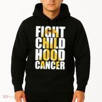 Fight Childhood Cancer Awareness Hoodie thumb 2