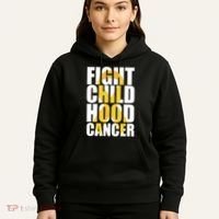 Fight Childhood Cancer Awareness Hoodie thumb 5