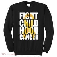 Fight Childhood Cancer Awareness Sweatshirt thumb 0