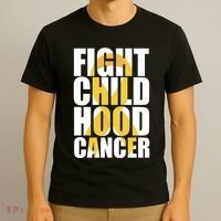 Fight Childhood Cancer Awareness T-Shirt thumb 3