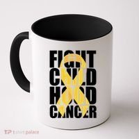 Fight Childhood Cancer Awareness Coffee Mug thumb 0