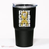 Fight Childhood Cancer Awareness Tumbler thumb 0