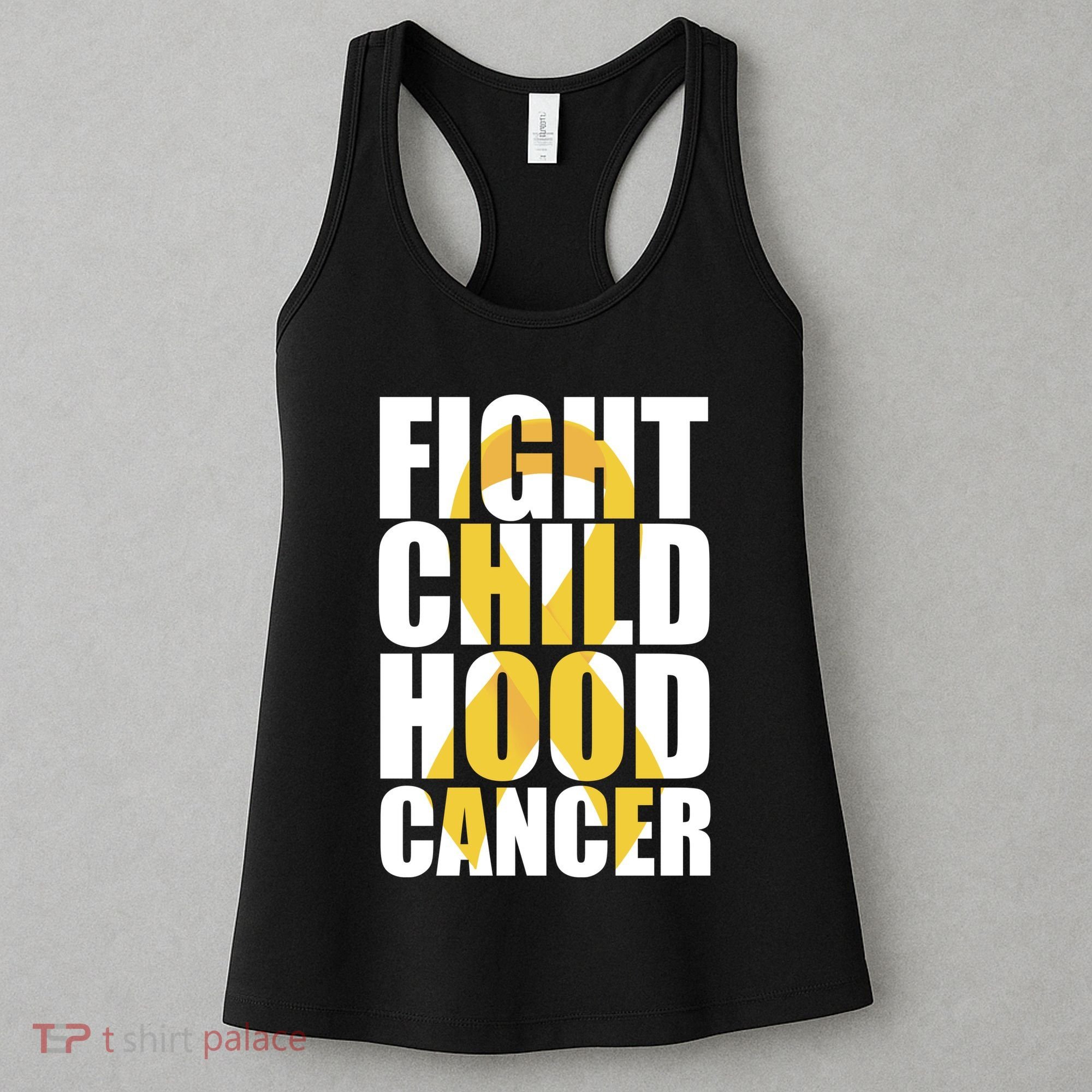 Fight Childhood Cancer Awareness Women's Tank Top