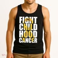 Fight Childhood Cancer Awareness Tank Top thumb 3