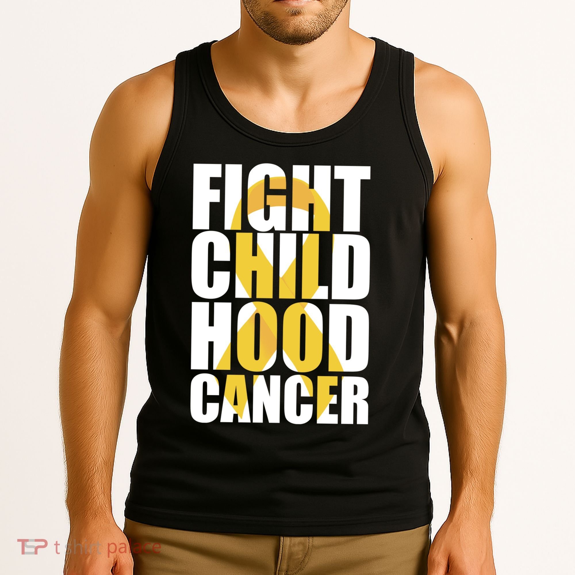 Fight Childhood Cancer Awareness Tank Top