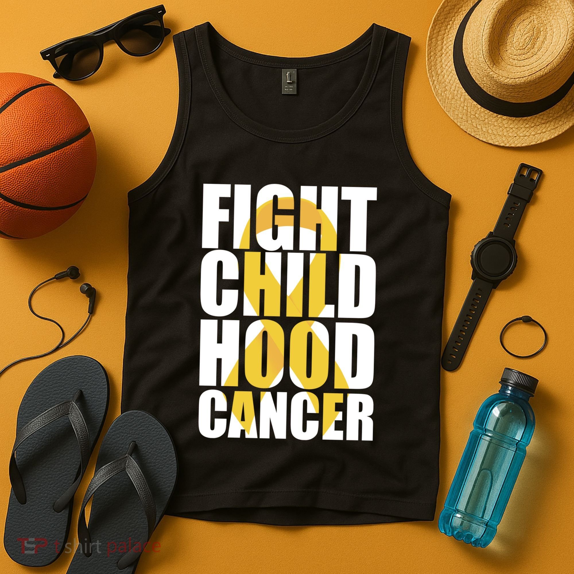 Fight Childhood Cancer Awareness Tank Top