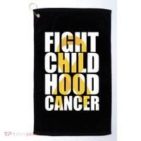 Fight Childhood Cancer Awareness Golf Towel thumb 0