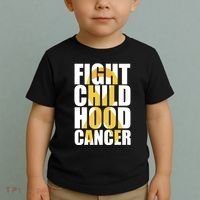Fight Childhood Cancer Awareness Toddler T-Shirt thumb 2