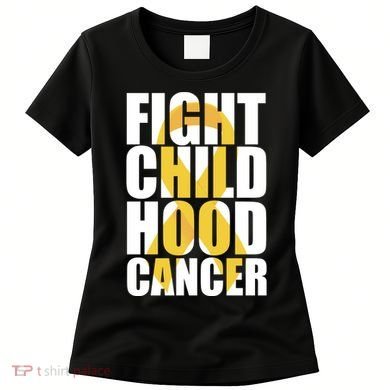 Fight Childhood Cancer Awareness Women's T-Shirt