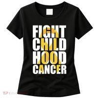 Fight Childhood Cancer Awareness Women's T-Shirt thumb 0
