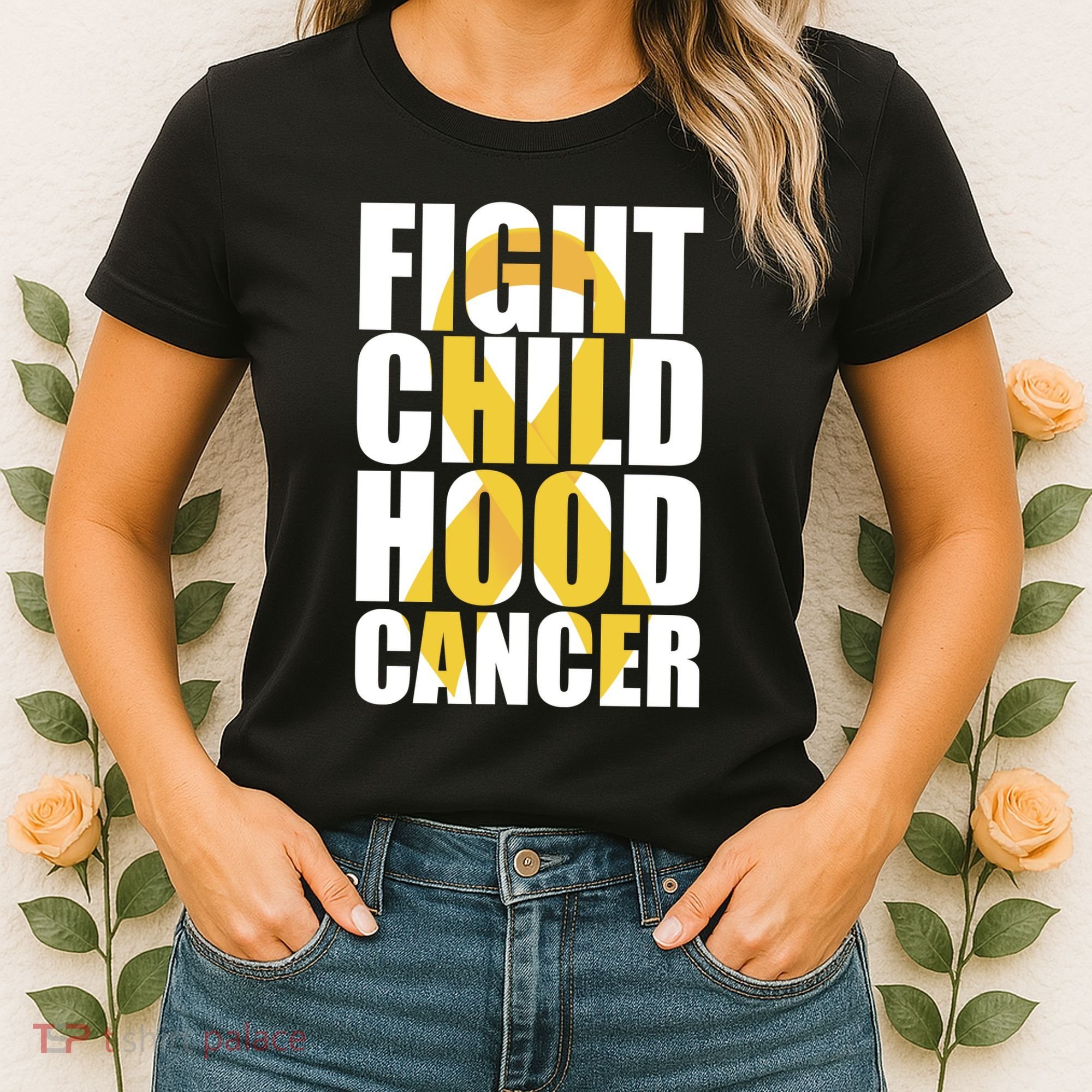Fight Childhood Cancer Awareness Women's T-Shirt