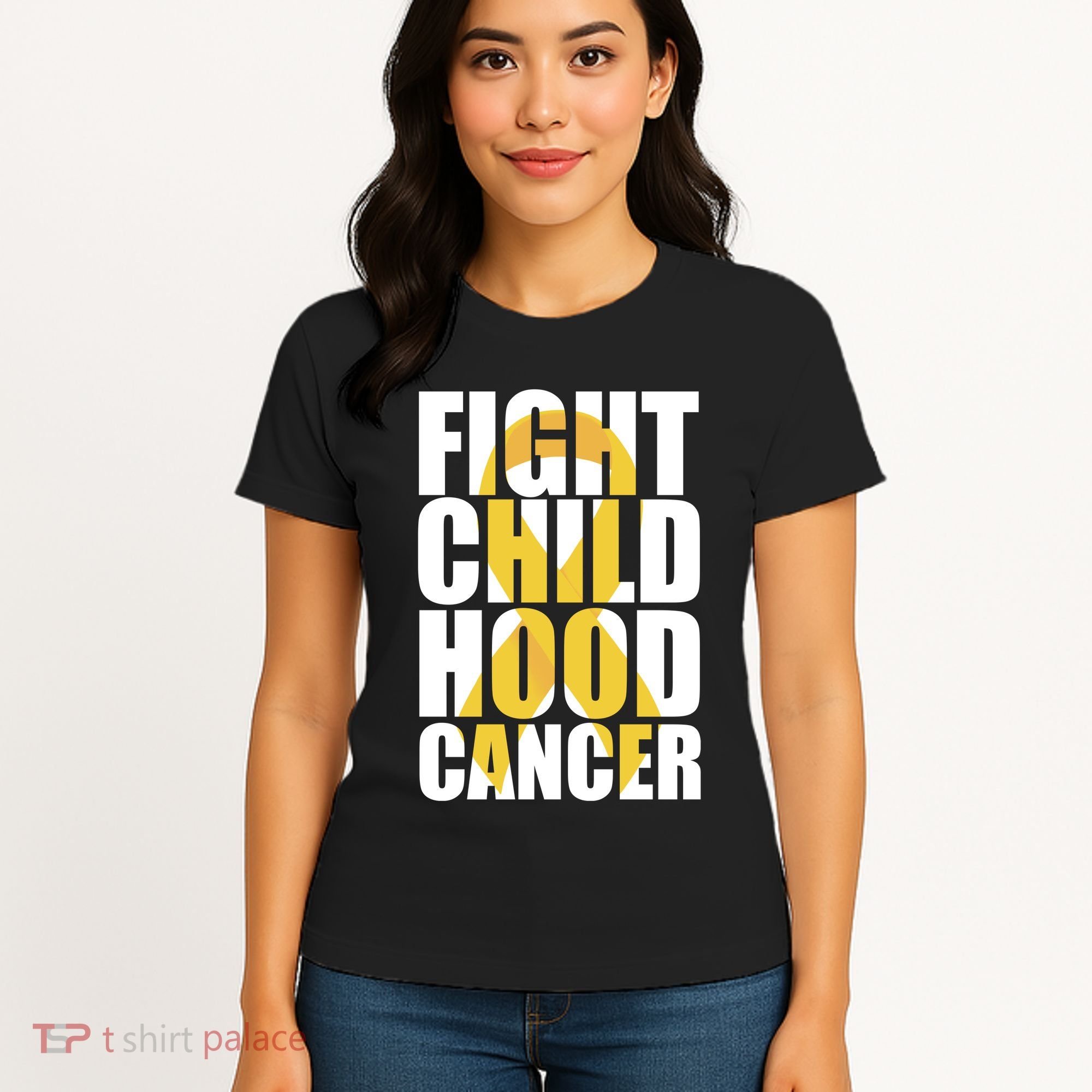 Fight Childhood Cancer Awareness Women's T-Shirt