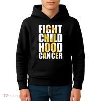 Fight Childhood Cancer Awareness Kids Hoodie thumb 4