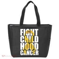 Fight Childhood Cancer Awareness Tote Bag thumb 0