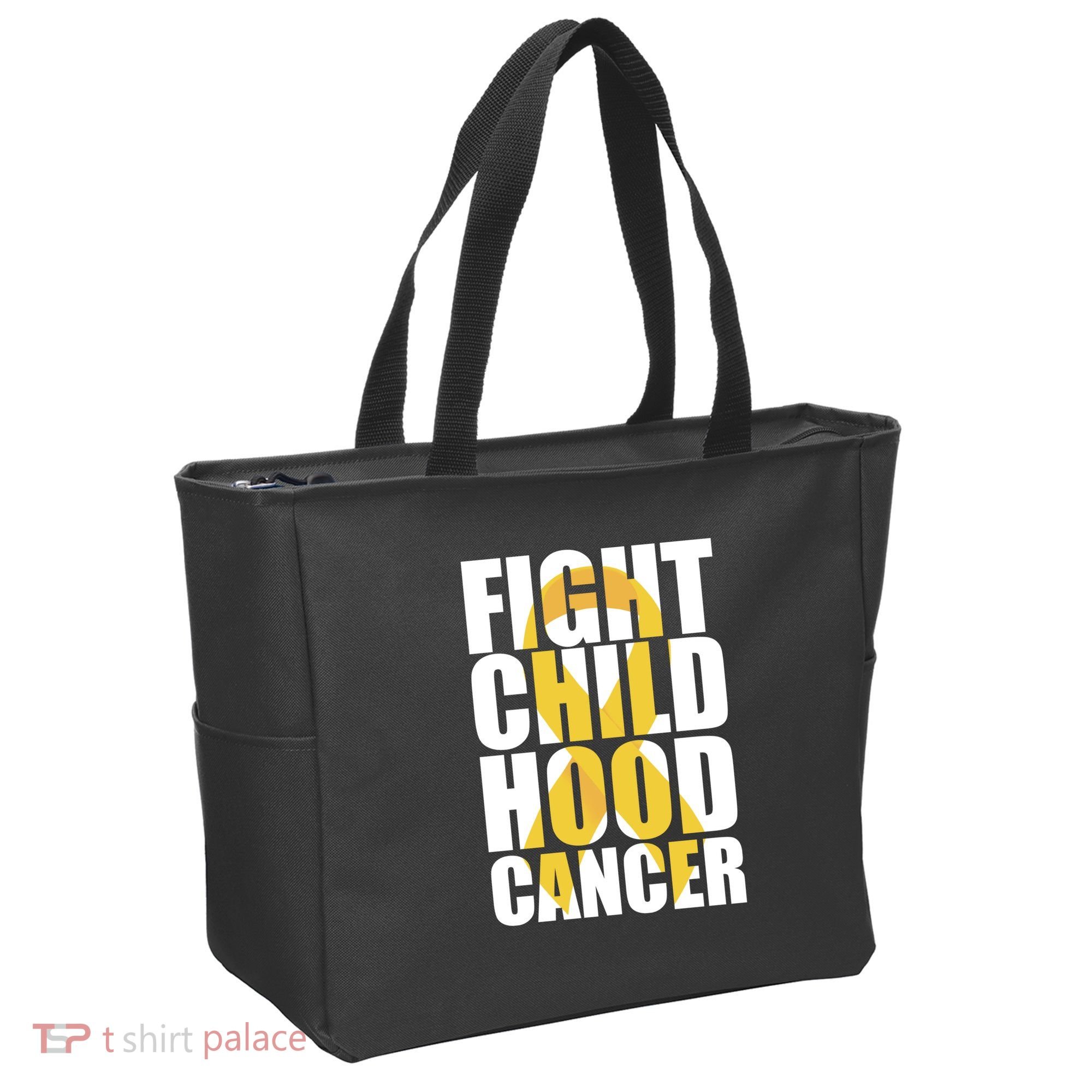 Fight Childhood Cancer Awareness Tote Bag