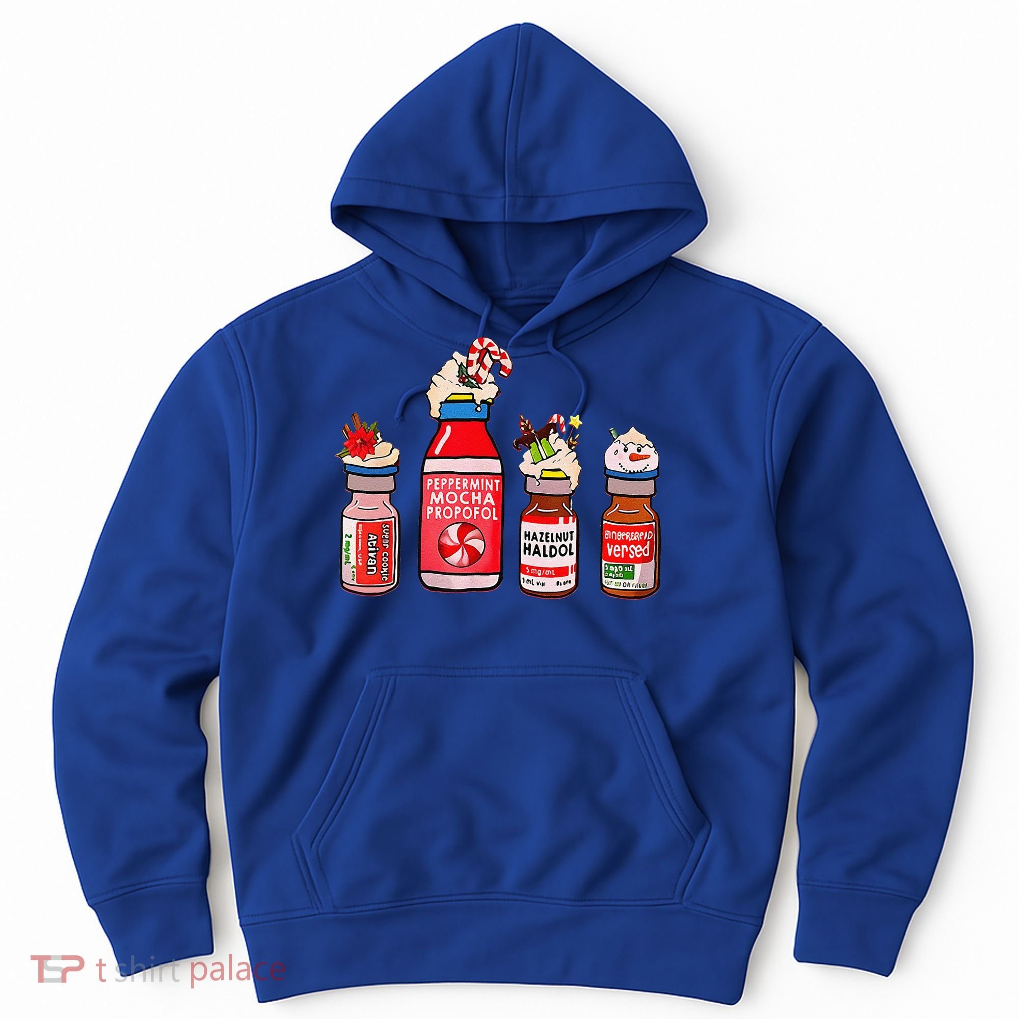 Funny Christmas Crna Pacu ER ED ICU Cricital Care Nurse Hoodie