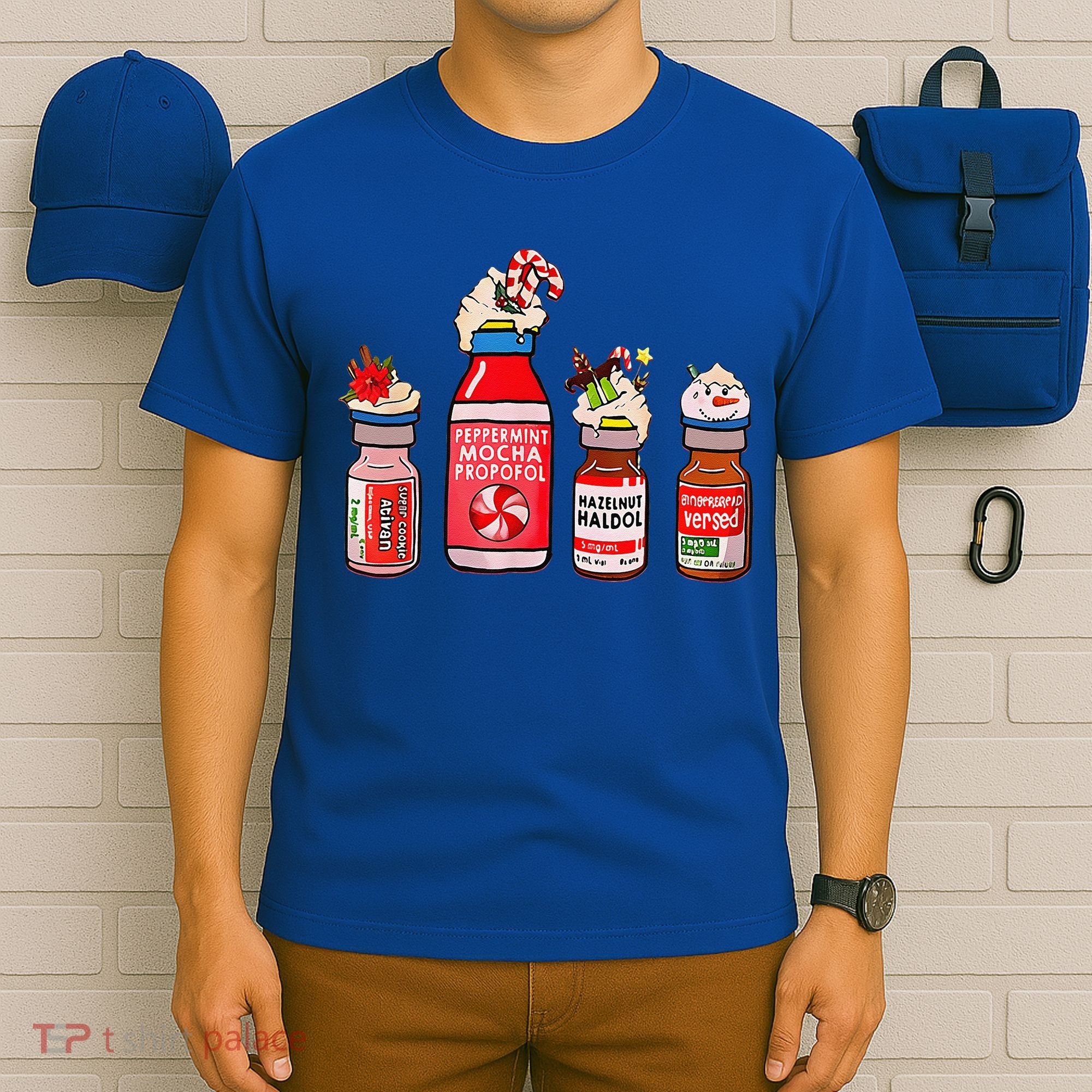 Funny Christmas Crna Pacu ER ED ICU Cricital Care Nurse T-Shirt