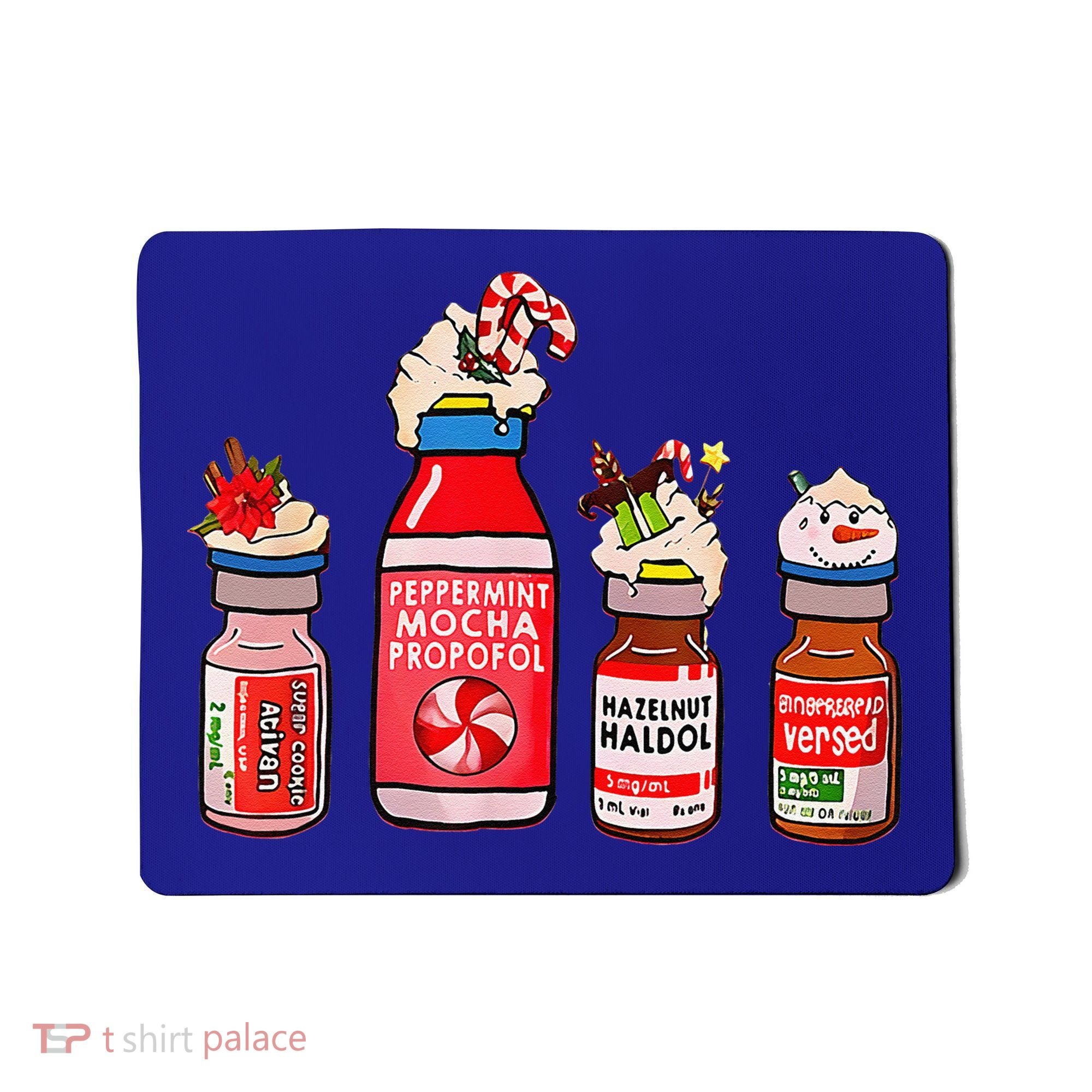 Funny Christmas Crna Pacu ER ED ICU Cricital Care Nurse Mousepad