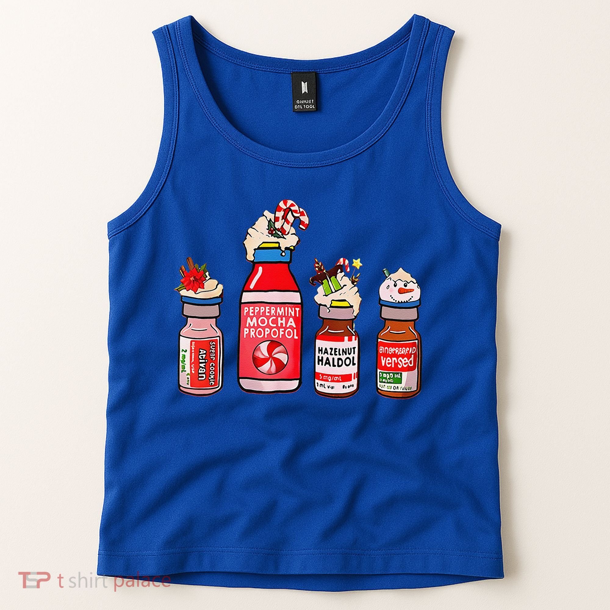 Funny Christmas Crna Pacu ER ED ICU Cricital Care Nurse Tank Top