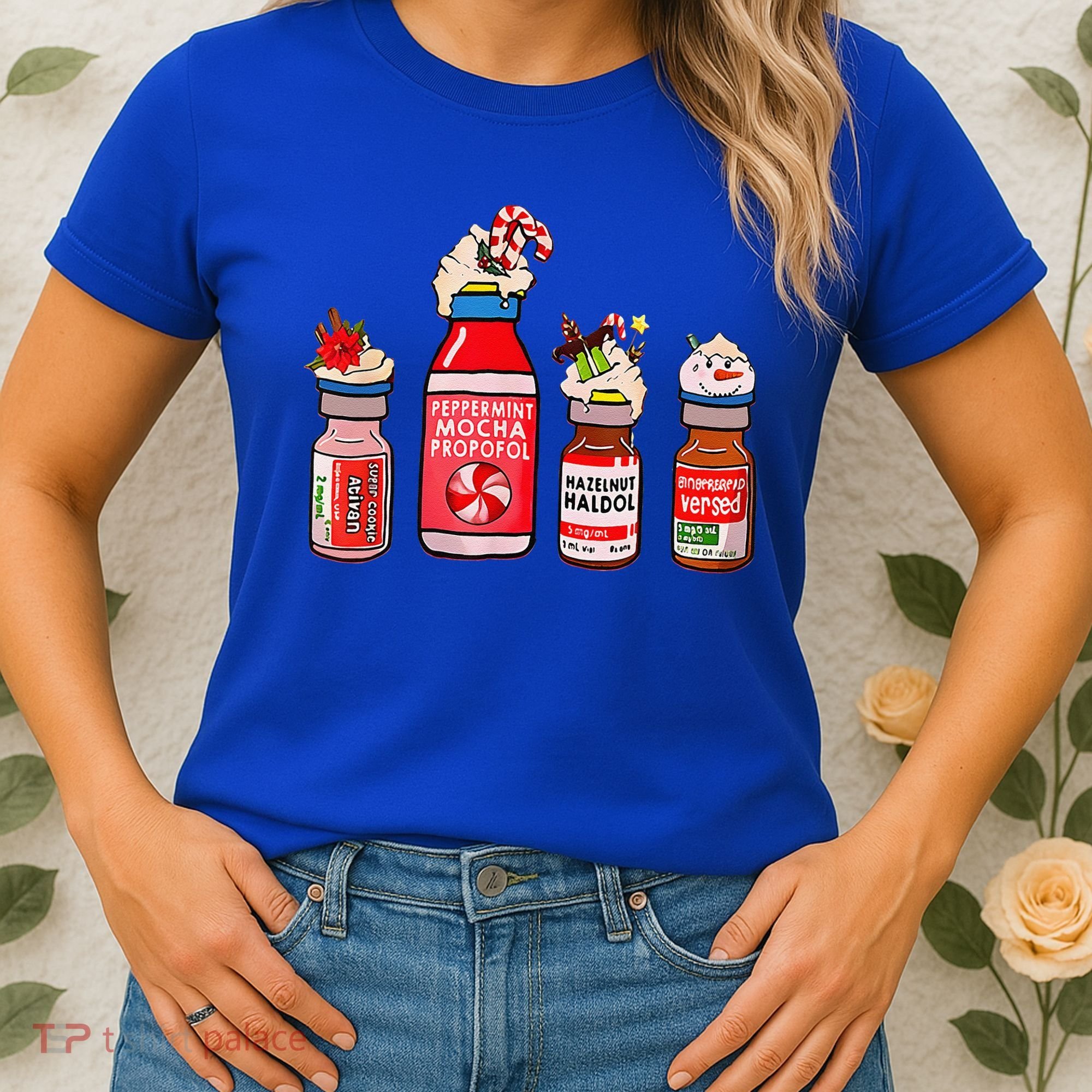 Funny Christmas Crna Pacu ER ED ICU Cricital Care Nurse Women's T-Shirt
