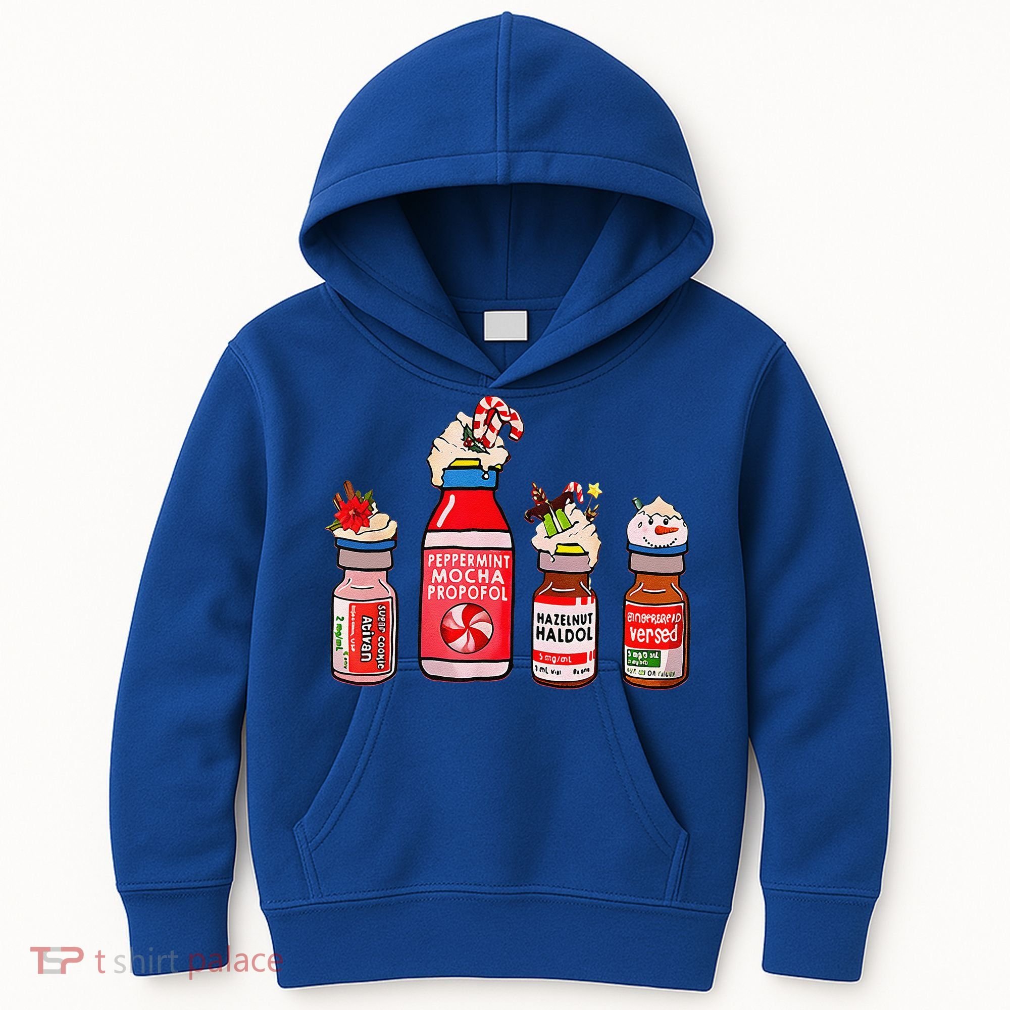 Funny Christmas Crna Pacu ER ED ICU Cricital Care Nurse Kids Hoodie