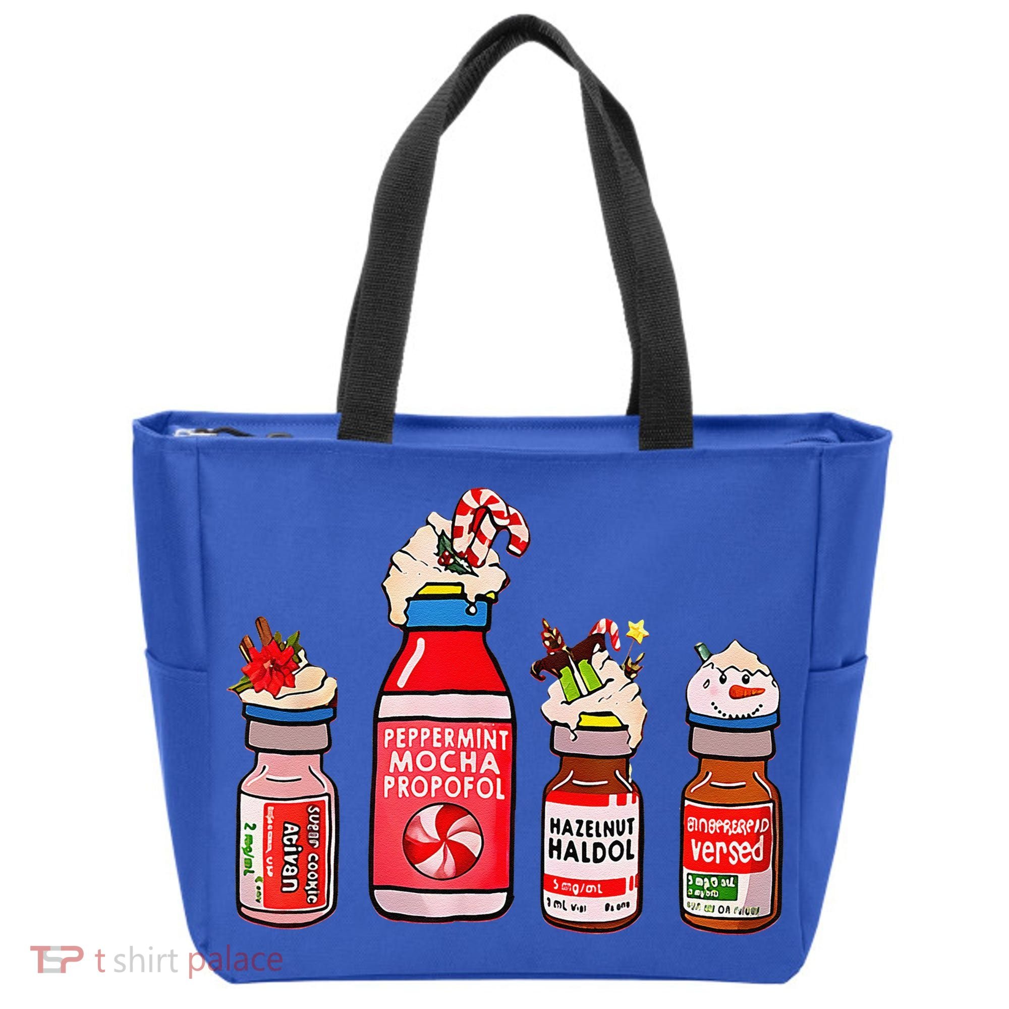 Funny Christmas Crna Pacu ER ED ICU Cricital Care Nurse Tote Bag