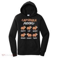 Funny Cute Capybara Moods Children Women Women's Hoodie thumb 0