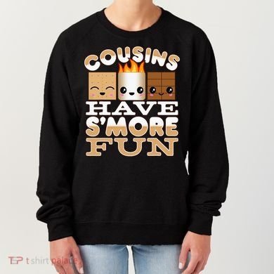 Family Camping Cousins Have Smore Fun Women's Sweatshirt